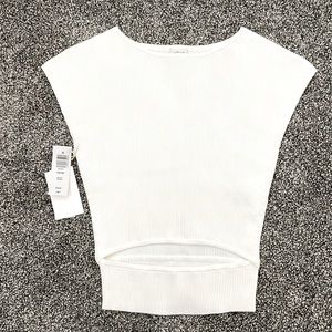 Aritzia Wilfred Yacine Cut Out Knit Top